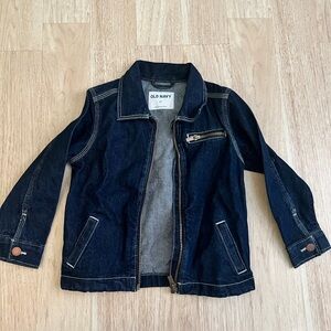 Old Navy Kids Dark Blue Jean Jacket